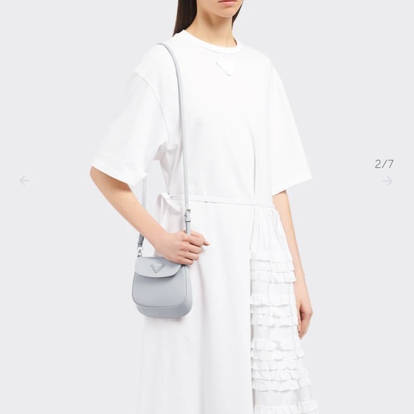 Prada Cleo Bag in Cornflower Blue NWT Never Worn Box/dust bag included - Picture 6 of 13